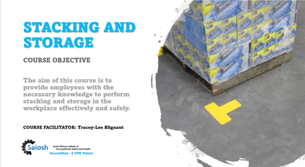 Stacking and storage basic safety and training solutions